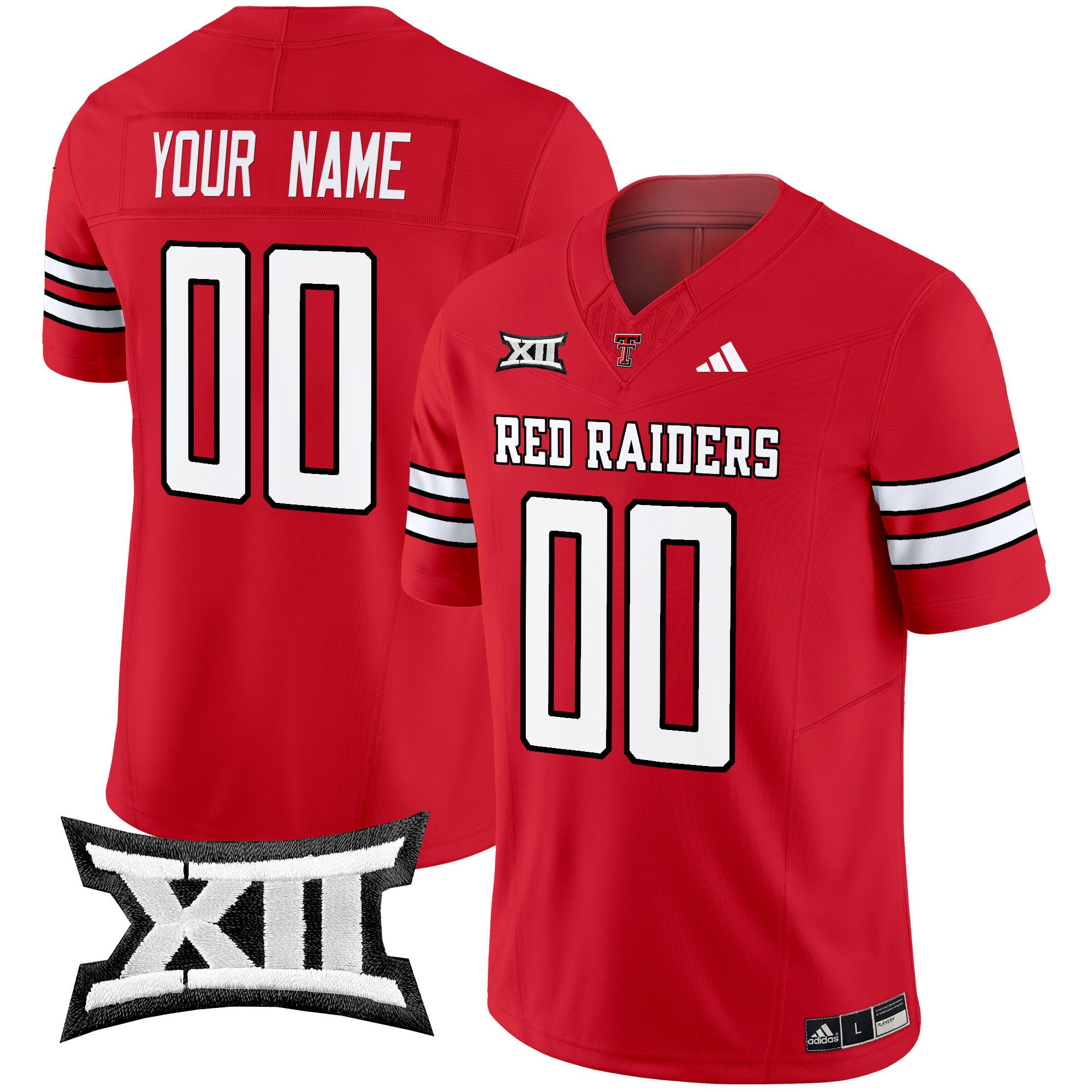 Men Texas Tech Red Raiders Red 2024 Vapor Limited Custom NCAA Jersey style 1->more jerseys->NFL Jersey